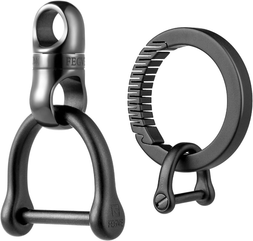 Titan-Schlüsselring mit Rundem – Edc Carry Clip Bewertung und Preis
